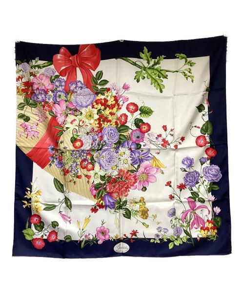 GUCCI（グッチ）GUCCI (グッチ) シルクスカーフ マルチカラーの古着・服飾アイテム