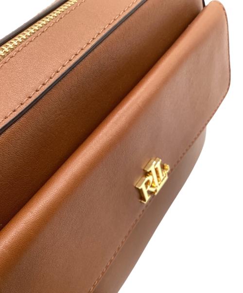 LAUREN RALPH LAUREN（ローレン ラルフ ローレン）LAUREN RALPH LAUREN (ローレン ラルフ ローレン) Marcy（マーシー）ショルダーバッグ M ブラウンの古着・服飾アイテム