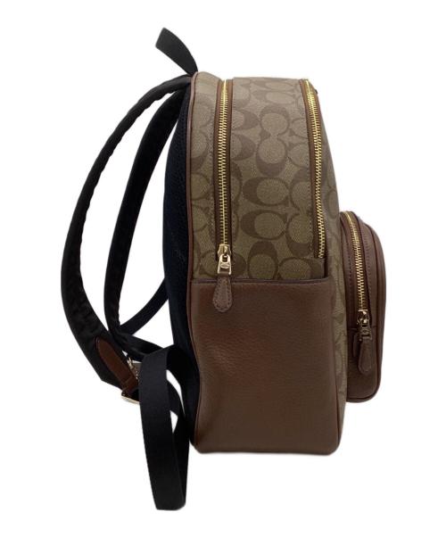 COACH（コーチ）COACH (コーチ) シグネチャー バックパック ベージュの古着・服飾アイテム