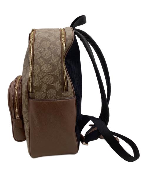 COACH（コーチ）COACH (コーチ) シグネチャー バックパック ベージュの古着・服飾アイテム