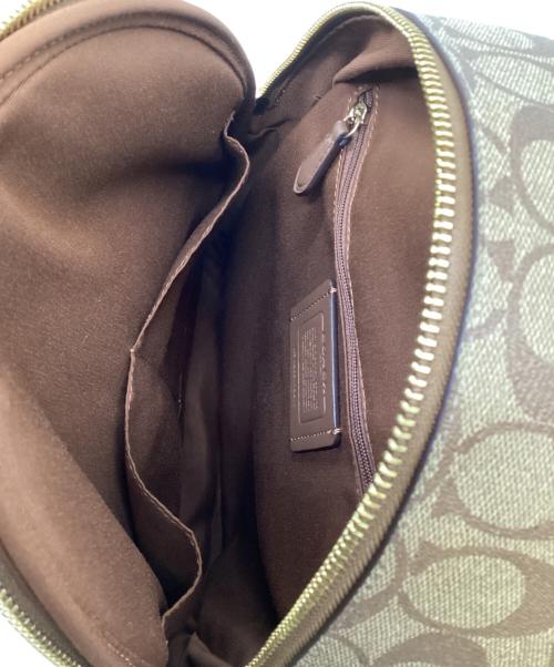 COACH（コーチ）COACH (コーチ) シグネチャー バックパック ベージュの古着・服飾アイテム