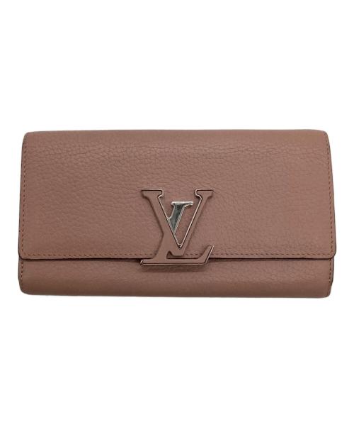 LOUIS VUITTON（ルイ ヴィトン）LOUIS VUITTON (ルイ ヴィトン) ポルトフォイユ カプシーヌ 長財布 ピンクの古着・服飾アイテム