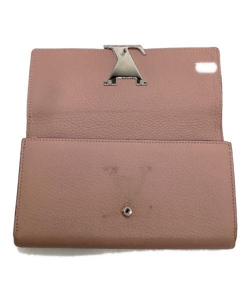 LOUIS VUITTON（ルイ ヴィトン）LOUIS VUITTON (ルイ ヴィトン) ポルトフォイユ カプシーヌ 長財布 ピンクの古着・服飾アイテム