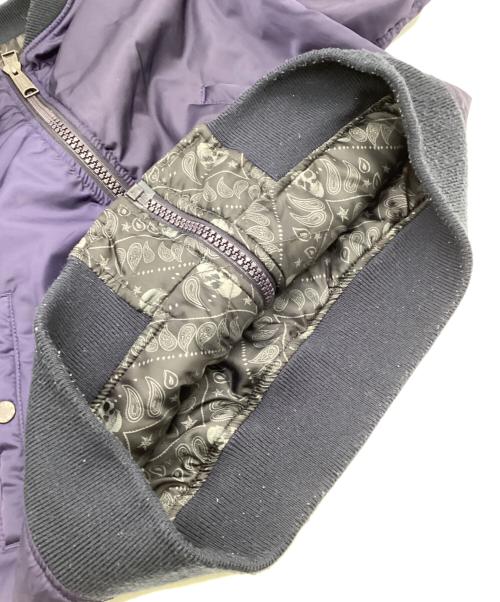 AVIREX（アヴィレックス）AVIREX (アヴィレックス) MA-1ジャケット パープル サイズ:Mの古着・服飾アイテム