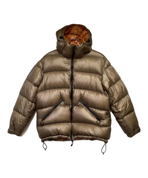 NANGA（ナンガ）NANGA (ナンガ) Pilgrim Surf+Supply (ピルグリム サーフサプライ) Expedition Down Hoodie（エクスペディション ダウン フーディー） ブラウン サイズ:M（JPN L)の古着・服飾アイテム