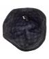 中古・古着 LOUIS VUITTON (ルイ ヴィトン) Bonnet Petit Damier（ボネ プティ ダミエ）ビーニー ブラック×グレー：19000円