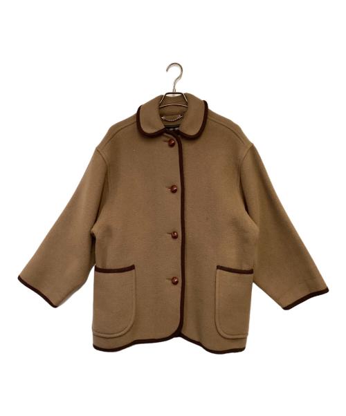 BURBERRY（バーバリー）BURBERRY (バーバリー) メルトン ウールコート ベージュ サイズ:8Rの古着・服飾アイテム