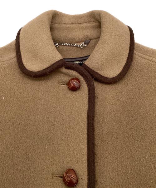 BURBERRY（バーバリー）BURBERRY (バーバリー) メルトン ウールコート ベージュ サイズ:8Rの古着・服飾アイテム