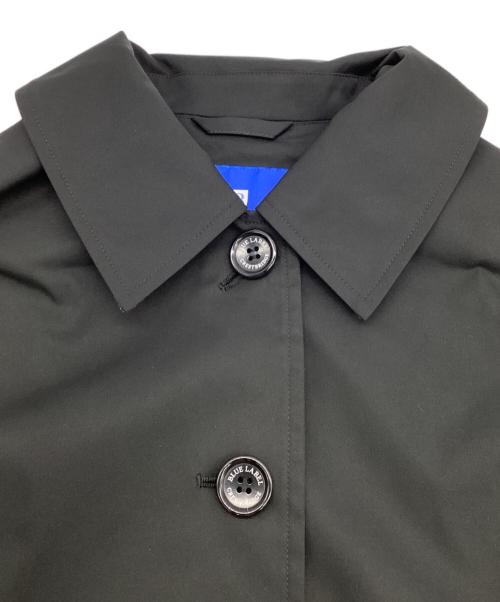 BLUE LABEL CRESTBRIDGE（ブルーレーベルクレストブリッジ）BLUE LABEL CRESTBRIDGE (ブルーレーベルクレストブリッジ) ストレッチツイルAラインコート ブラック サイズ:38の古着・服飾アイテム