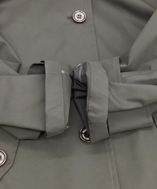 BLUE LABEL CRESTBRIDGE（ブルーレーベルクレストブリッジ）BLUE LABEL CRESTBRIDGE (ブルーレーベルクレストブリッジ) ストレッチツイルAラインコート ブラック サイズ:38の古着・服飾アイテム