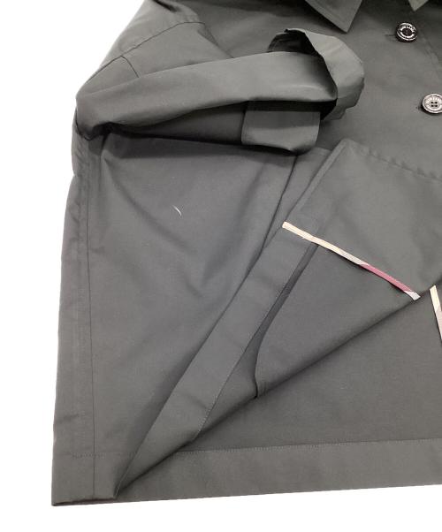 BLUE LABEL CRESTBRIDGE（ブルーレーベルクレストブリッジ）BLUE LABEL CRESTBRIDGE (ブルーレーベルクレストブリッジ) ストレッチツイルAラインコート ブラック サイズ:38の古着・服飾アイテム