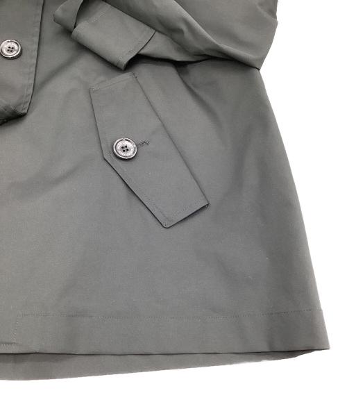 BLUE LABEL CRESTBRIDGE（ブルーレーベルクレストブリッジ）BLUE LABEL CRESTBRIDGE (ブルーレーベルクレストブリッジ) ストレッチツイルAラインコート ブラック サイズ:38の古着・服飾アイテム