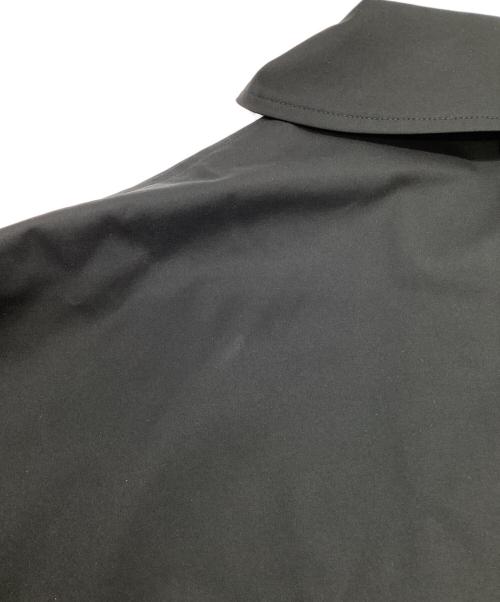 BLUE LABEL CRESTBRIDGE（ブルーレーベルクレストブリッジ）BLUE LABEL CRESTBRIDGE (ブルーレーベルクレストブリッジ) ストレッチツイルAラインコート ブラック サイズ:38の古着・服飾アイテム