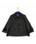 BLUE LABEL CRESTBRIDGE（ブルーレーベルクレストブリッジ）の古着「ストレッチツイルAラインコート」｜ブラック