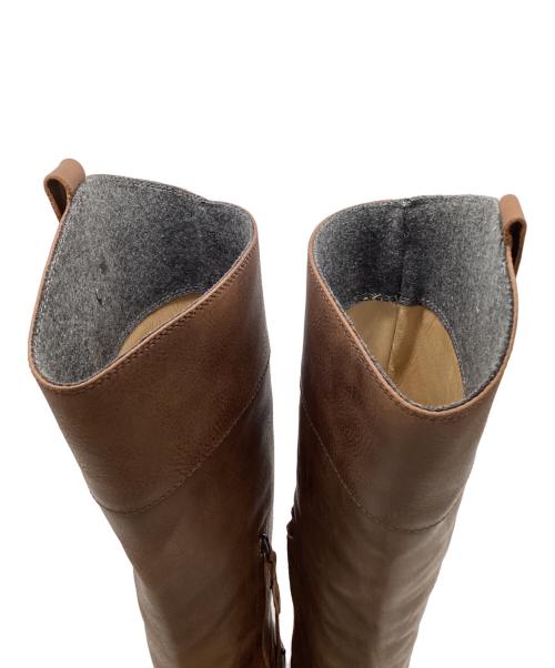 BRUNELLO CUCINELLI（ブルネロクチネリ）BRUNELLO CUCINELLI (ブルネロクチネリ) ロングブーツ ブラウン サイズ:38 1/2の古着・服飾アイテム
