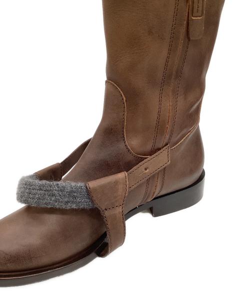 BRUNELLO CUCINELLI（ブルネロクチネリ）BRUNELLO CUCINELLI (ブルネロクチネリ) ロングブーツ ブラウン サイズ:38 1/2の古着・服飾アイテム