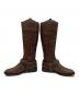中古・古着 BRUNELLO CUCINELLI (ブルネロクチネリ) ロングブーツ ブラウン サイズ:38 1/2：10000円