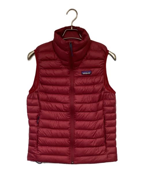 Patagonia（パタゴニア）Patagonia (パタゴニア) ダウンセーターベスト レッド サイズ:XSの古着・服飾アイテム
