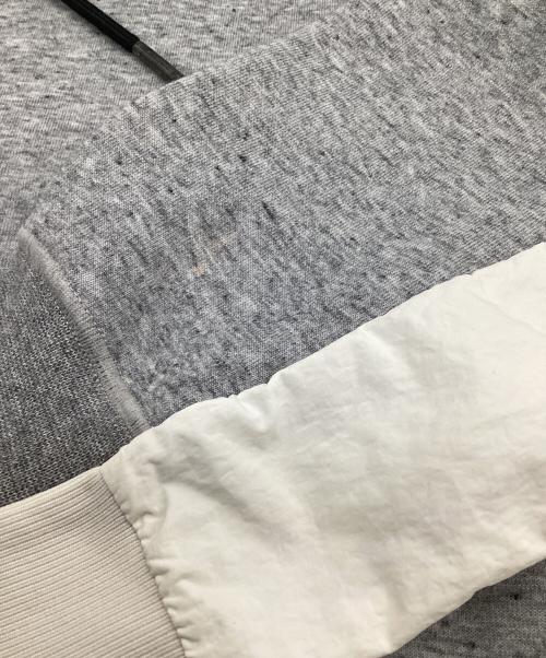 NIKE（ナイキ）NIKE (ナイキ) sacai (サカイ) NRG Pullover Hoodie（NRG プルオーバー フーディー） グレー×ホワイト サイズ:Mの古着・服飾アイテム