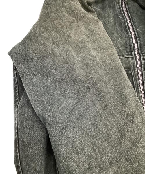 stussy（ステューシー）stussy (ステューシー) Washed Canvas Insulated Jacket（ウォッシュド キャンバス インシュレイティド ジャケット） グレー サイズ:Mの古着・服飾アイテム