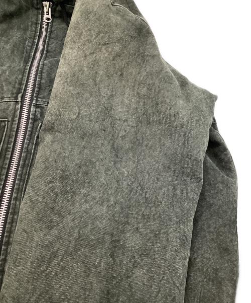 stussy（ステューシー）stussy (ステューシー) Washed Canvas Insulated Jacket（ウォッシュド キャンバス インシュレイティド ジャケット） グレー サイズ:Mの古着・服飾アイテム