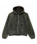 stussy（ステューシー）の古着「Washed Canvas Insulated Jacket（ウォッシュド キャンバス インシュレイティド ジャケット）」｜グレー