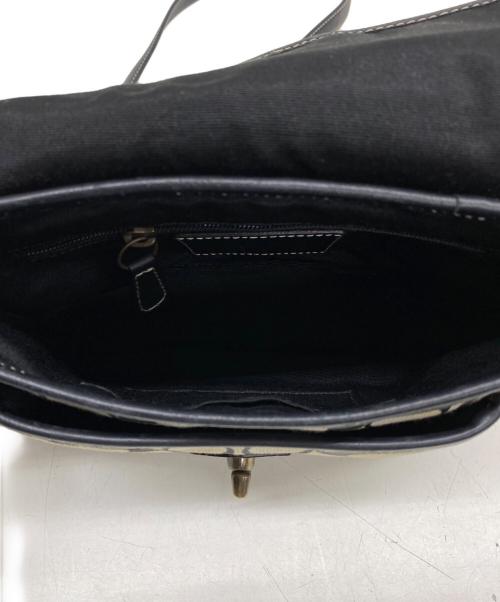 COACH（コーチ）COACH (コーチ) クロスボディ・ポシェット ブラック×グレーの古着・服飾アイテム
