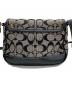 COACH (コーチ) クロスボディ・ポシェット ブラック×グレー：10000円