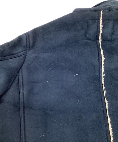 Hysteric Glamour（ヒステリックグラマー）Hysteric Glamour (ヒステリックグラマー) フェイクムートンランチコート ブルー サイズ:Mの古着・服飾アイテム