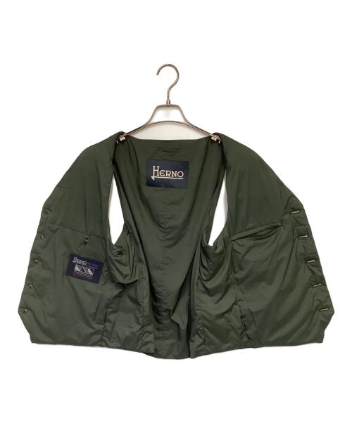 HERNO（ヘルノ）HERNO (ヘルノ) 中綿ベスト カーキ サイズ:48の古着・服飾アイテム