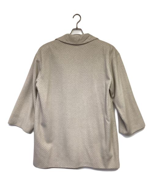 Christian Dior（クリスチャン ディオール）Christian Dior (クリスチャン ディオール) ダブルブレストコート アイボリー サイズ:9の古着・服飾アイテム