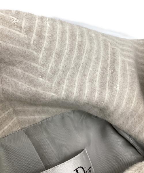Christian Dior（クリスチャン ディオール）Christian Dior (クリスチャン ディオール) ダブルブレストコート アイボリー サイズ:9の古着・服飾アイテム