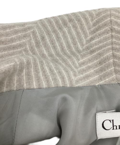 Christian Dior（クリスチャン ディオール）Christian Dior (クリスチャン ディオール) ダブルブレストコート アイボリー サイズ:9の古着・服飾アイテム