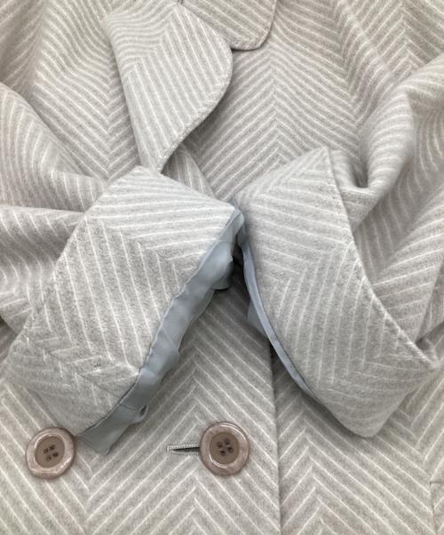 Christian Dior（クリスチャン ディオール）Christian Dior (クリスチャン ディオール) ダブルブレストコート アイボリー サイズ:9の古着・服飾アイテム