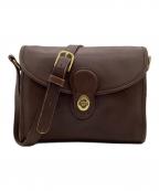 COACHコーチ）の古着「DEVON BAG（デボン）ショルダーバッグ」｜ダークブラウン