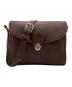 COACH（コーチ）の古着「DEVON BAG（デボン）ショルダーバッグ」｜ダークブラウン