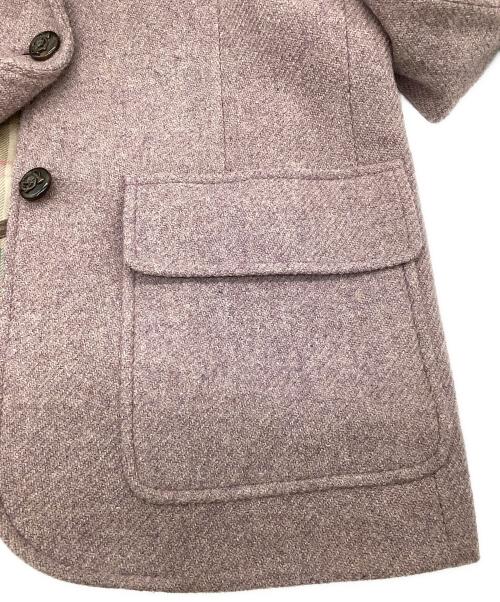 LAUREN RALPH LAUREN（ローレン ラルフ ローレン）LAUREN RALPH LAUREN (ローレン ラルフ ローレン) 2B ツイードジャケット パープル サイズ:8の古着・服飾アイテム