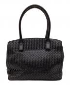 BOTTEGA VENETAボッテガベネタ）の古着「イントレチャート ハンドバッグ」｜ブラック