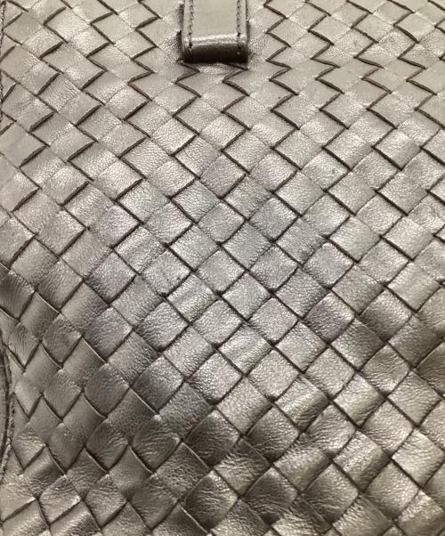 BOTTEGA VENETA（ボッテガベネタ）BOTTEGA VENETA (ボッテガベネタ) イントレチャート ハンドバッグ ブラックの古着・服飾アイテム