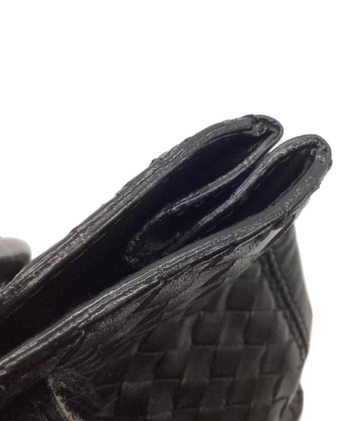 BOTTEGA VENETA（ボッテガベネタ）BOTTEGA VENETA (ボッテガベネタ) イントレチャート ハンドバッグ ブラックの古着・服飾アイテム