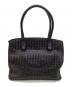 BOTTEGA VENETA (ボッテガベネタ) イントレチャート ハンドバッグ ブラック：60000円