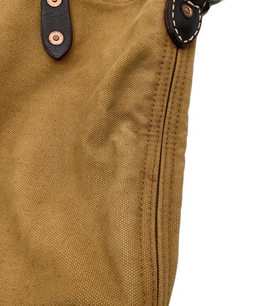 RRL（ダブルアールエル）RRL (ダブルアールエル) 2WAYトートバッグ ブラウン×ブラックの古着・服飾アイテム