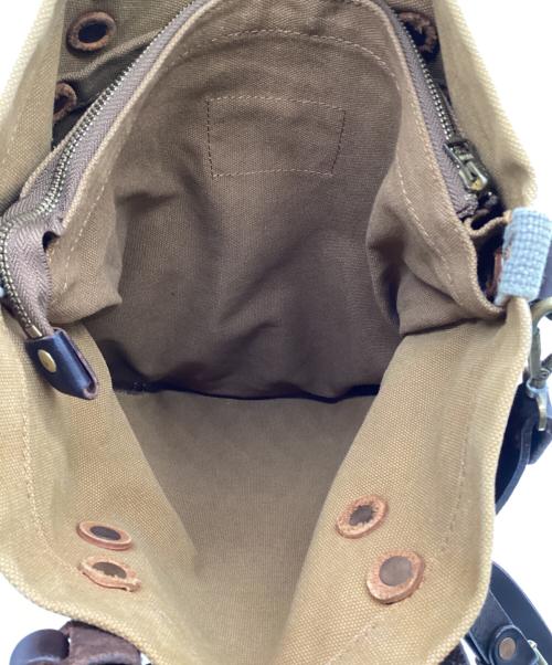 RRL（ダブルアールエル）RRL (ダブルアールエル) 2WAYトートバッグ ブラウン×ブラックの古着・服飾アイテム