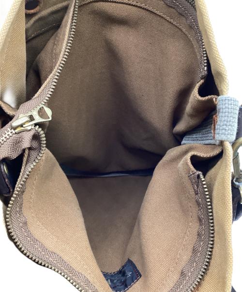 RRL（ダブルアールエル）RRL (ダブルアールエル) 2WAYトートバッグ ブラウン×ブラックの古着・服飾アイテム