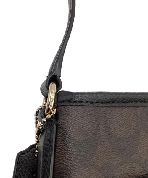 COACH（コーチ）COACH (コーチ) シグネチャー ファイル バッグ ダークブラウンの古着・服飾アイテム