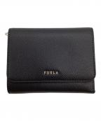 FURLAフルラ）の古着「クラシック M トリフォールド 折り財布」｜ブラック