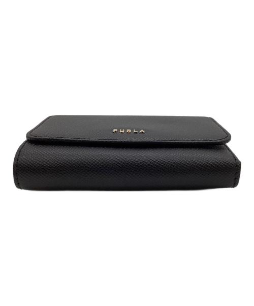 FURLA（フルラ）FURLA (フルラ) クラシック M トリフォールド 折り財布 ブラックの古着・服飾アイテム
