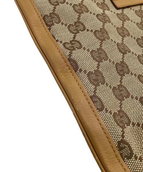 GUCCI（グッチ）GUCCI (グッチ) GGキャンバス ワンショルダーバッグ ベージュ・ブラウンの古着・服飾アイテム