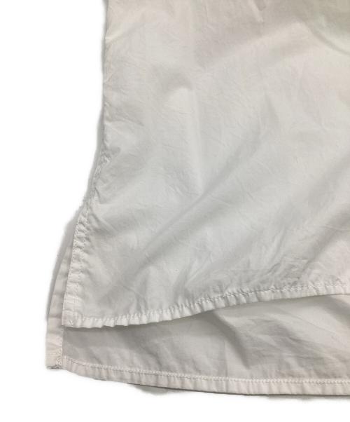 Yohji Yamamoto pour homme（ヨウジヤマモト プールオム）Yohji Yamamoto pour homme (ヨウジヤマモト プールオム) Front Switching Broad cloth Blouse（フロント スウィッチング ブロード クロス ブラウス） ホワイト サイズ:3の古着・服飾アイテム