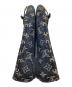 中古・古着 LOUIS VUITTON (ルイ ヴィトン) モノグラム デニム バレエシューズ ネイビー サイズ:36 1/2：14000円